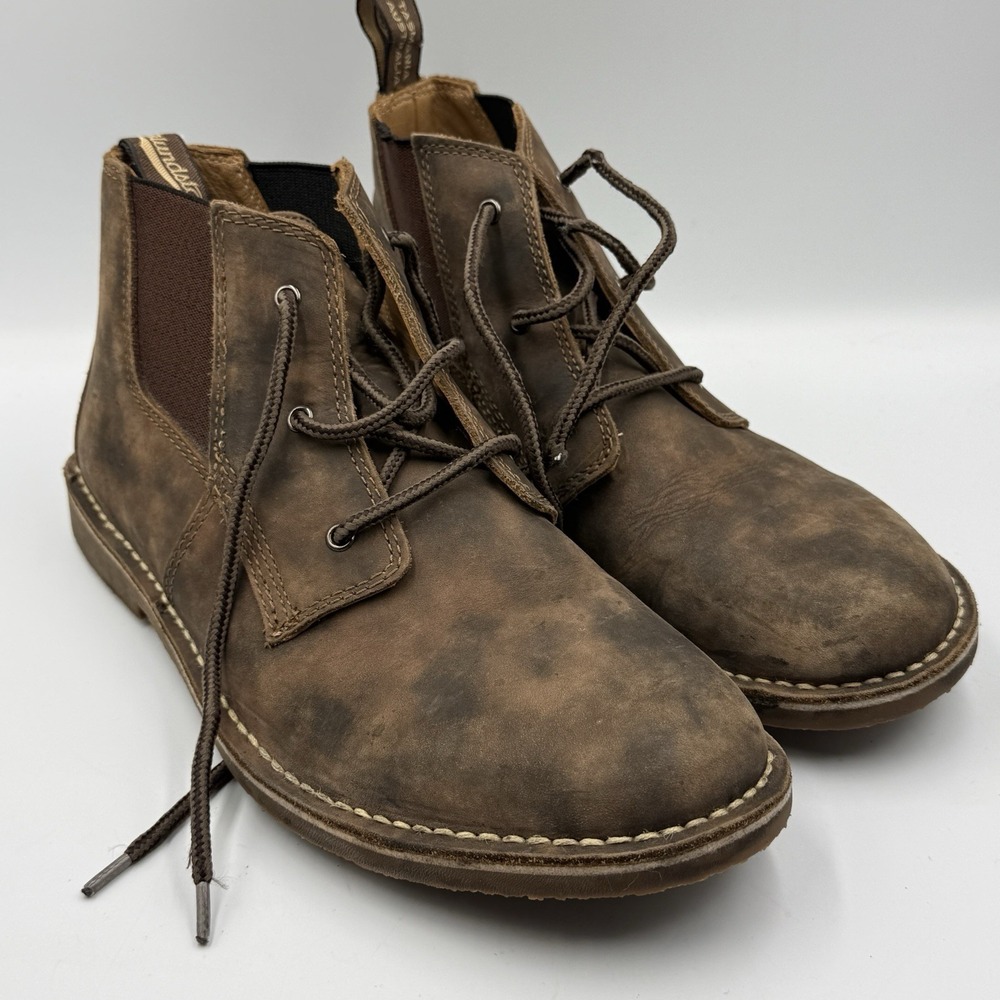 Blundstone Men's Chukka Boots Brown Leather Upper US 11 Lace Up 1169